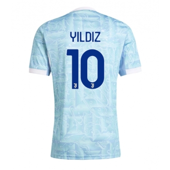 Juventus Kenan Yildiz #10 Maglia Gara Trasferta Repliche 2025-26 Maniche Corte